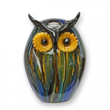 Mg 210 murano style glass owl 1